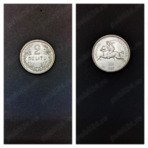 Moneda argint 2 Litu, LITUANIA, 1925