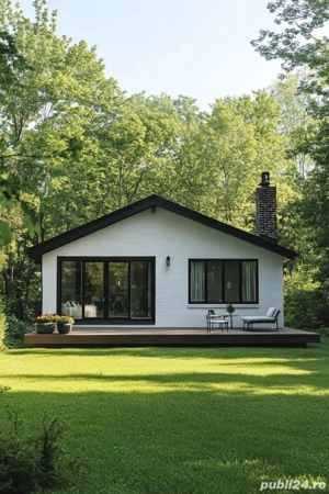 Construim case modulare premium, case ecologice, A frame, Barn House