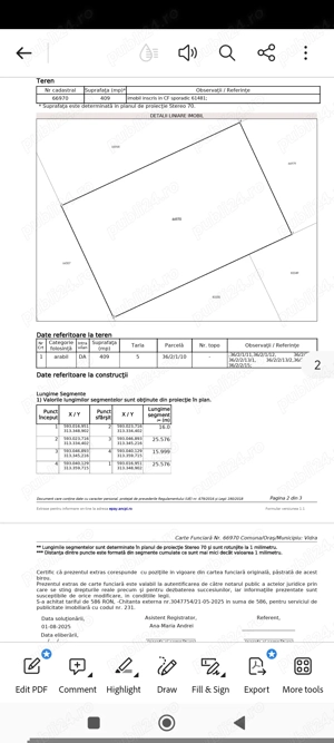 Vând Teren Intravilan Vidra Ilfov
