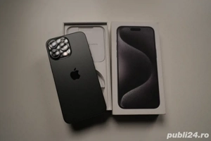 Iphone 15 Pro Max Black Titanium,256GB , Stare Excelenta