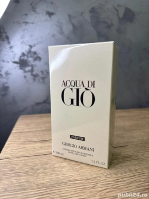 Armani Acqua di GIO extract de PARFUM 100ml, nou, varianta refill, 100% original
