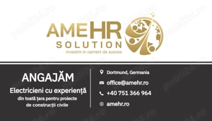 Angajăm Electricieni cu experiență   Construcții Civile