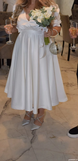 Vând rochiță cununie - poșetuta - pantofi cununie 