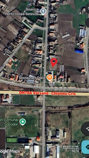 Vand teren intravilan 987Mp la intrare in Socodor Jud.Arad