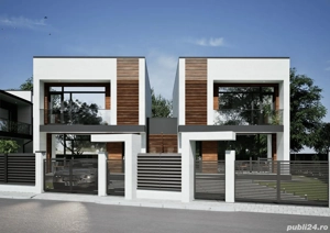 Casă Vila Design Modern & Ferestre PANORAMICE  Hlincea+magazie