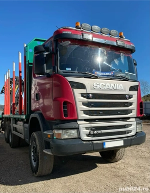 Camion forestier Scania 6x6 - imagine 2