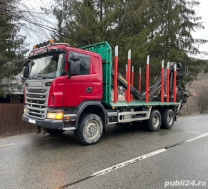 Camion forestier Scania 6x6