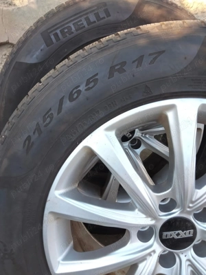 Set 4 cauciucuri+genti , pirelli 215/65 R 17 