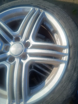 Vând jante+cauciucuri Volkswagen R17 - imagine 2