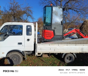 pachet Autoutilitara+miniexcavator+rampe - imagine 2