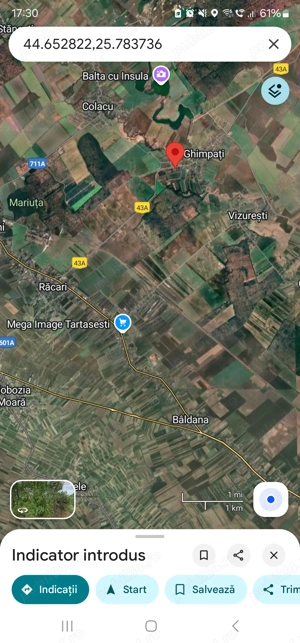 Vând teren Răcari Ghimpați Dâmbovița