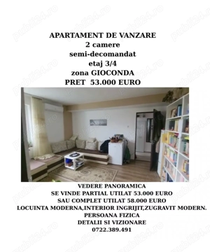 Apartament semi-decomandat Ploiesti 2 camere