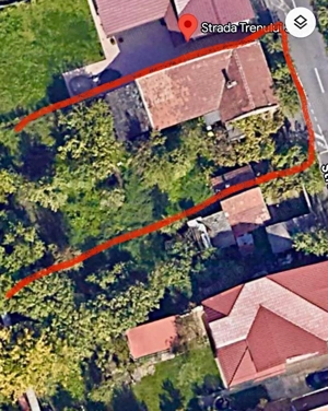 Teren cu casa de vanzare in Gradiste strada Trenului