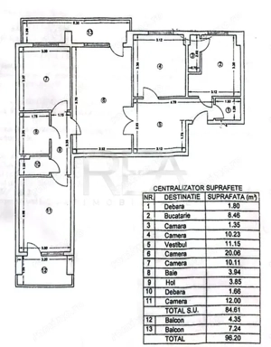 Apartament 4 camere Vitan – 96 mp, 2 balcoane, bloc reabilitat - imagine 11