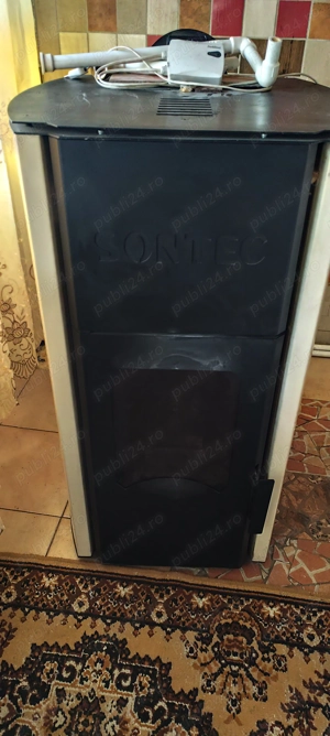 Vând termosemineu pe peleți Sontec 25Kw