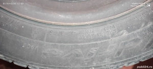 Vând 4 jante de oțel cu cauciucuri de iarnă de 185 65 15 - imagine 4