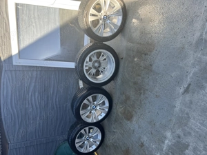 Jante de aluminium cu cauciucuri pentru BMW seria 5 si X3 - imagine 4