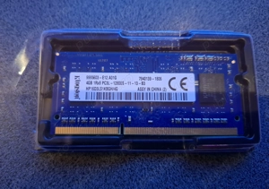 Memorie RAM Kingston, SODIMM laptop DDR3, 4Gb 1600 MHz, 1.35 V - imagine 2
