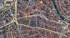 Teren 1444 mp Ultracentral Oradea, Strada Primăriei 52, front 20 m