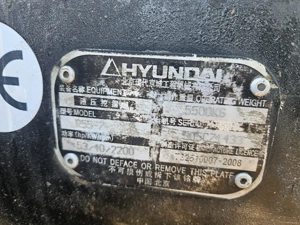 Vand Excavator pe Șenile Hyundai R55-7 2008 - imagine 4