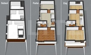2 CASE  275 mp PLOIESTI ,renovate 2022 - imagine 3