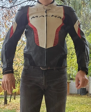  Geacă moto din piele Macna Street Sport R   protecție, stil și confort sportiv!  