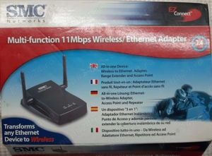 EZ-Connect SMC Wireless Ethernet Adapter 2,4 Ghz NOU