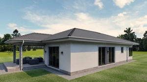 Casă nouă, parter – 100 mp utili | finisată la cheie | teren cu curte amenajată - imagine 4