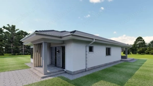 Casă nouă, parter – 100 mp utili | finisată la cheie | teren cu curte amenajată - imagine 5