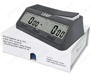 Ceas de sah Leap PQ9921 profesional, cronometrare FIDE. Nou