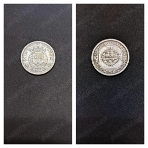Moneda argint 5 Escudos, MOZAMBIC, 1960