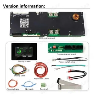 BMS JK bms V19 - PB2A16S20P - 2A egalizare - 200A incarcare descarcare cu display touchscreen 4.3 - imagine 5