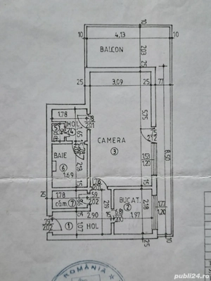 Închiriez garsonieră dublă 47m  zona Cina, mobilată și utilată
