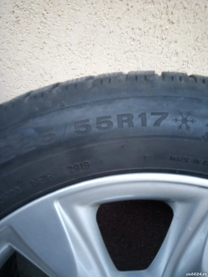 Roti aliaj originale Audi echipate iarna  - imagine 3