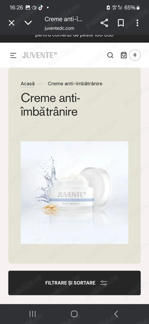 Crema de fata Juvente DC