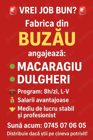 MACARAGIU pod rulant - fabrica Buzau