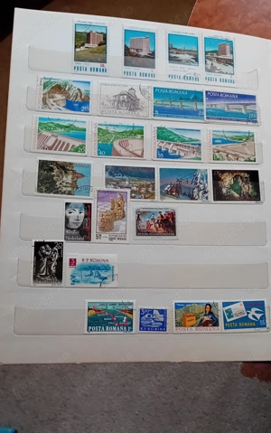Clasor cu timbre vechi.  - imagine 5