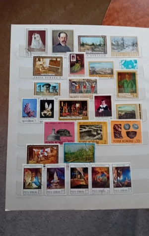 Clasor cu timbre vechi.  - imagine 4