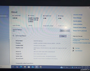 Leptop Lenovo Intel Core I5-6200U în stare perfectă de funcționare - imagine 2