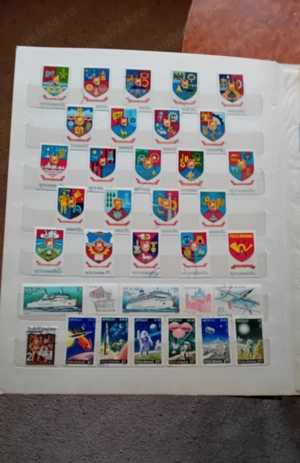 Clasor cu timbre vechi.  - imagine 3