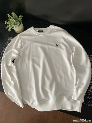 Pulover Alb Polo - Mărimea XL (Se poarta ca L)