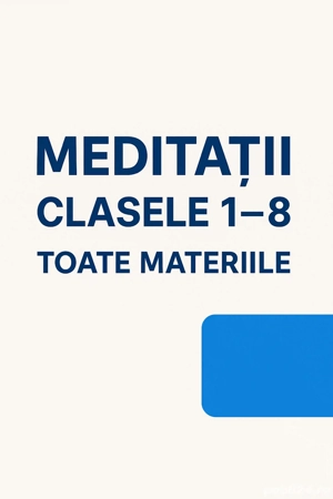 Oferta black friday meditatii 1-8