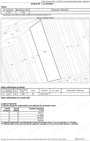 Vand teren in Zarnesti, suprafața de 3884mp - imagine 7