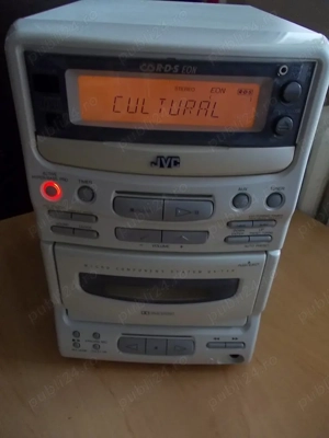Microsistem JVC Ux-t4r combina radio cd casetofon boxe,telecomanda,combina UK - imagine 2