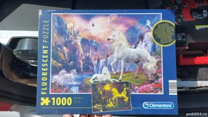 Puzzle unicorn -1.000 de piese, fosforescent
