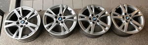 Jante originale Bmw 5x112 cu senzori de presiune si capace pe 16 inch