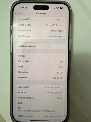 iphone 16 pro max 256 gb Natural Titanium