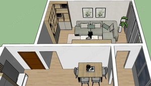 Apartament 3 cam. dec. et 4 cu acoperis si centrala - imagine 4