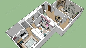 Apartament 3 cam. dec. et 4 cu acoperis si centrala - imagine 5