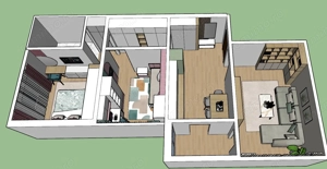 Apartament 3 cam. dec. et 4 cu acoperis si centrala - imagine 3
